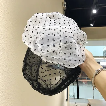 202004-JHMY038 new fairy transparent Dot Lace lady beret cap women leisure painter hat
202004-JHMY038 new fairy transparent Dot Lace lady beret cap women leisure painter hat