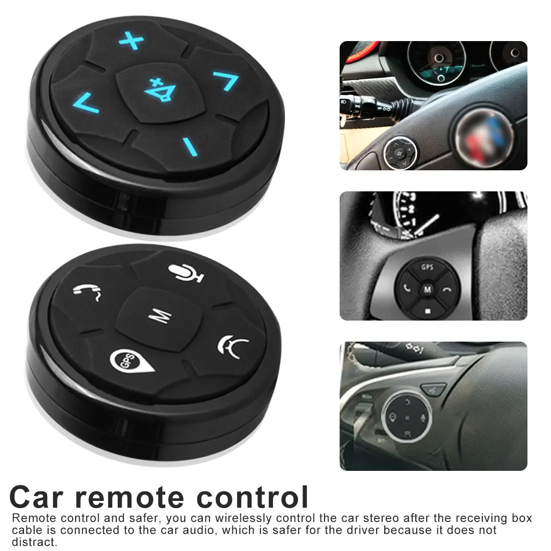 Universal Car steering wheel remote control Controller 10 Key Music Wireless DVD GPS Navigation Remote control buttons steering
Universal Car steering wheel remote control Controller 10 Key Music Wireless DVD GPS Navigation Remote control buttons steering