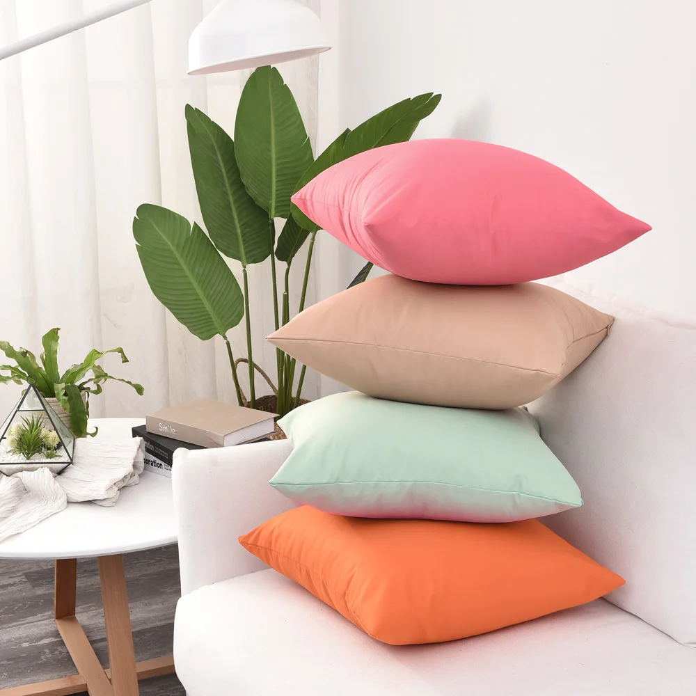 Modern Simple Solid Color Cushion Cover Twill Waterproof Breathable Pillow Case Outdoor Sofa Car Chair Decoration 40/45/50/60/70
Modern Simple Solid Color Cushion Cover Twill Waterproof Breathable Pillow Case Outdoor Sofa Car Chair Decoration 40/45/50/60/70
