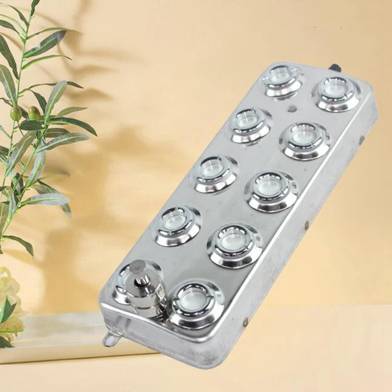 Stainless Steel 10 Head Fog Machine Mist Maker Industrial Humidifier Ultrasonic Spray Water Fountain Pond Atomizer Without Power
Stainless Steel 10 Head Fog Machine Mist Maker Industrial Humidifier Ultrasonic Spray Water Fountain Pond Atomizer Without Power