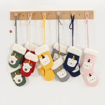 2-5 Years Old children's Gloves Winter warm Cute cartoon bear lamb velvet thicken Suede Mittens boysd girls Warm Mittens E56
2-5 Years Old children's Gloves Winter warm Cute cartoon bear lamb velvet thicken Suede Mittens boysd girls Warm Mittens E56