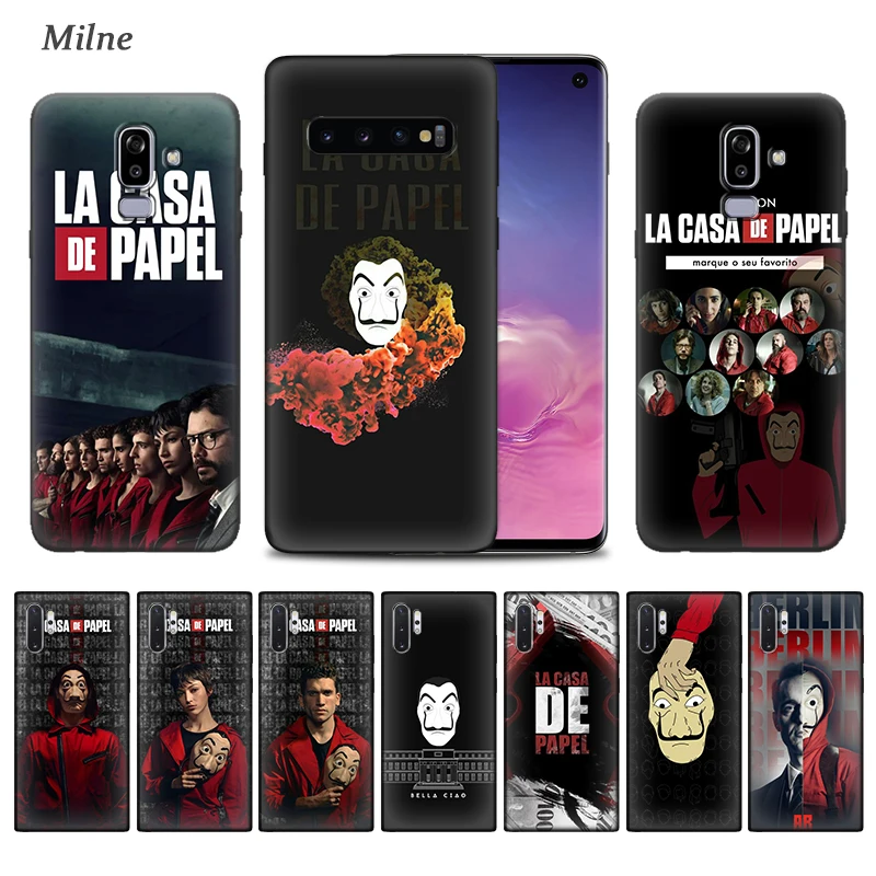 TV La Casa De Papel Case for Samsung Galaxy S10 5G S10e S9 S8 S7 Note 8 9 10 Plus J4 J6 J8 2018 Soft Black Cover Phone Tampa
TV La Casa De Papel Case for Samsung Galaxy S10 5G S10e S9 S8 S7 Note 8 9 10 Plus J4 J6 J8 2018 Soft Black Cover Phone Tampa