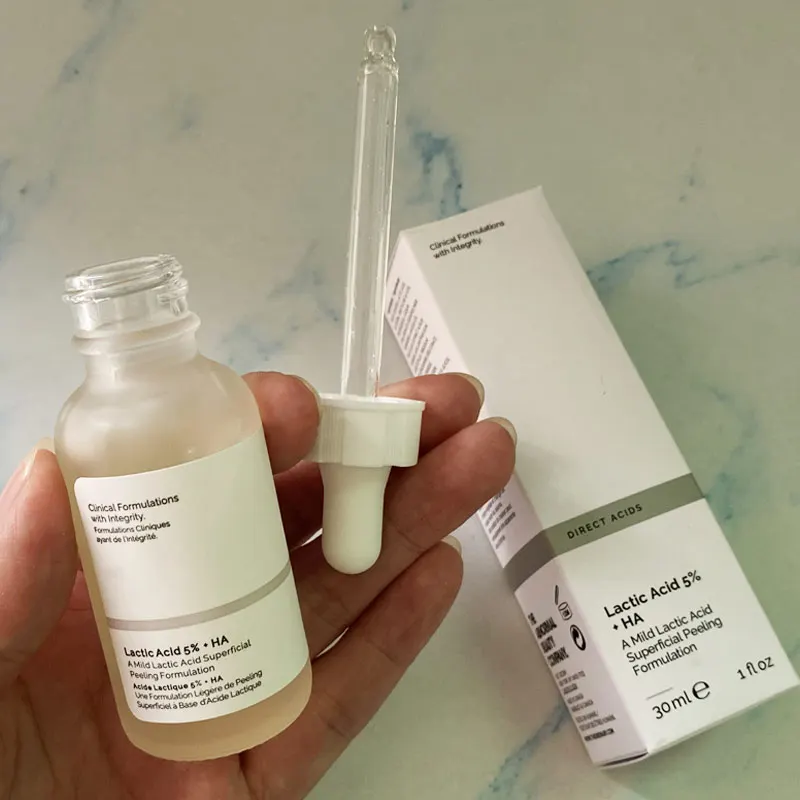 Lactic Acid 5% + HA A Mild Lactic Acid Superficial Peeling Formulation 30ml Skin Care Face Essence Acne Pores
Lactic Acid 5% + HA A Mild Lactic Acid Superficial Peeling Formulation 30ml Skin Care Face Essence Acne Pores