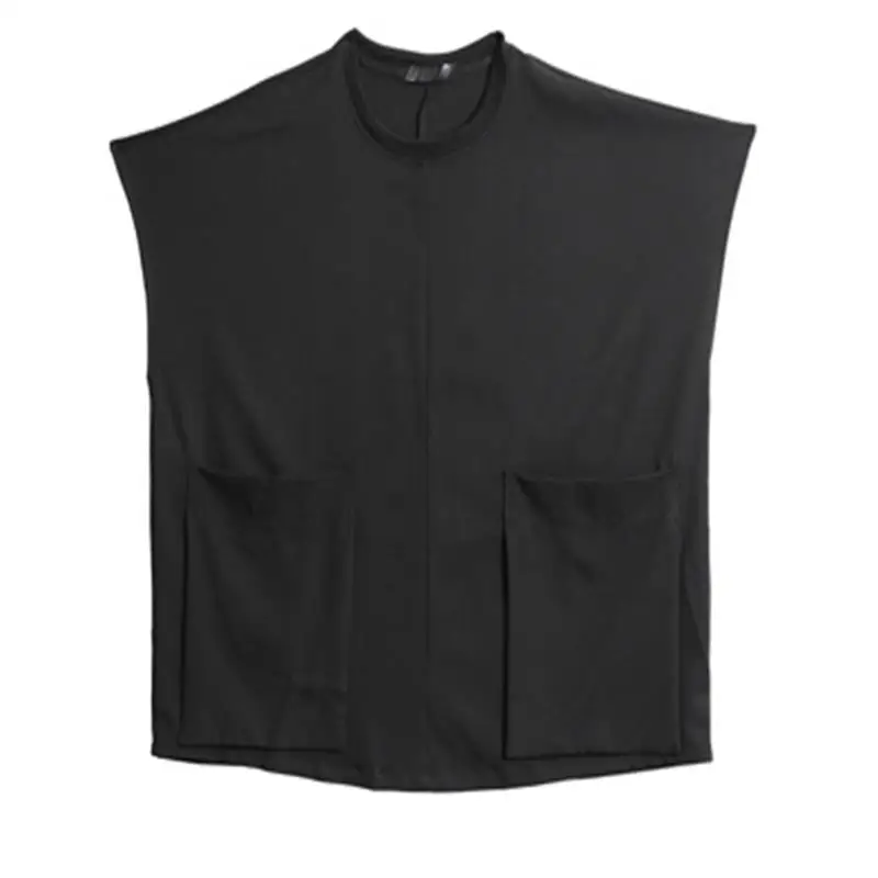 Men's Japanese large size shirt Yamamoto wind big pocket decoration loose sleeveless solid color T-shirt
Men's Japanese large size shirt Yamamoto wind big pocket decoration loose sleeveless solid color T-shirt