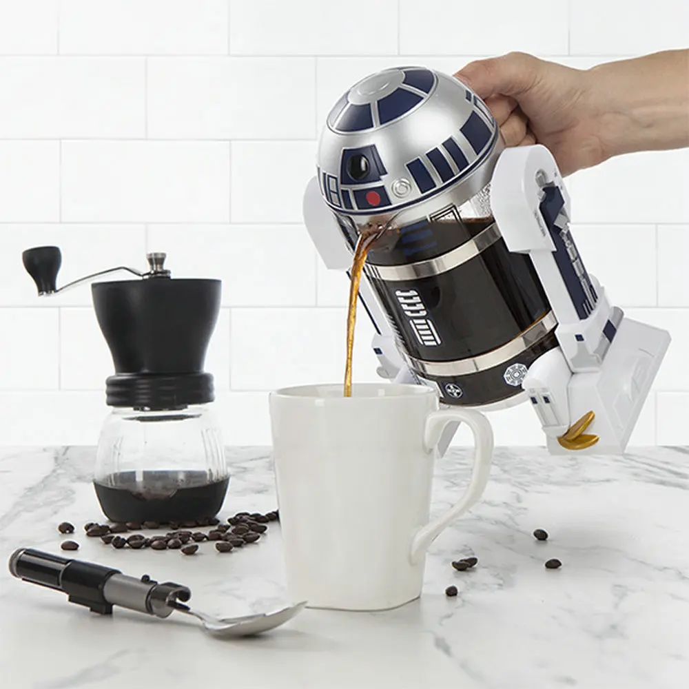 Coffee Pot Home Mini Star Wars R2-D2 Portable Manual Coffee Maker French Pressed Coffee Pot Turkish Coffee Moka Coffee 960ml
Coffee Pot Home Mini Star Wars R2-D2 Portable Manual Coffee Maker French Pressed Coffee Pot Turkish Coffee Moka Coffee 960ml