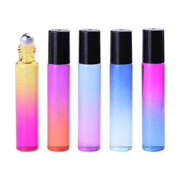 10ml Gradient Color Essential Oil Perfume Bottle Roller Ball Empty Refillable Perfume Bottle Travel Bottles Cosmetic Container
10ml Gradient Color Essential Oil Perfume Bottle Roller Ball Empty Refillable Perfume Bottle Travel Bottles Cosmetic Container