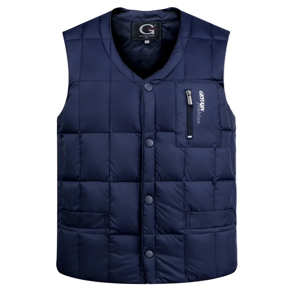 ICPANS White Duck Down Jacket Vest Men Autumn Winter Warm Waterproof Sleeveless Button Down Lightweight Waistcoat Casual Male
ICPANS White Duck Down Jacket Vest Men Autumn Winter Warm Waterproof Sleeveless Button Down Lightweight Waistcoat Casual Male
