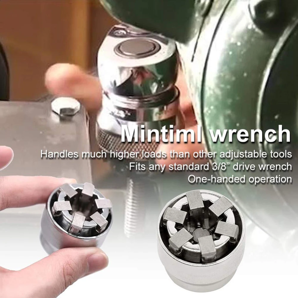 Multi Drill Attachment Socket Chromium Molybdenum Stainless Steel Wrench Original Multi-Functional Wrench Adaptive All-Fitting
Multi Drill Attachment Socket Chromium Molybdenum Stainless Steel Wrench Original Multi-Functional Wrench Adaptive All-Fitting