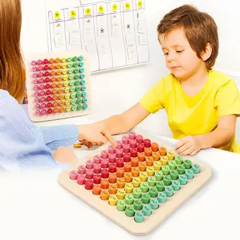 Kid 9x9 Figure Blocks Wooden Multiplication Table Board Math Early Education Toy School supplies Intelligence Develop Toys
Kid 9x9 Figure Blocks Wooden Multiplication Table Board Math Early Education Toy School supplies Intelligence Develop Toys