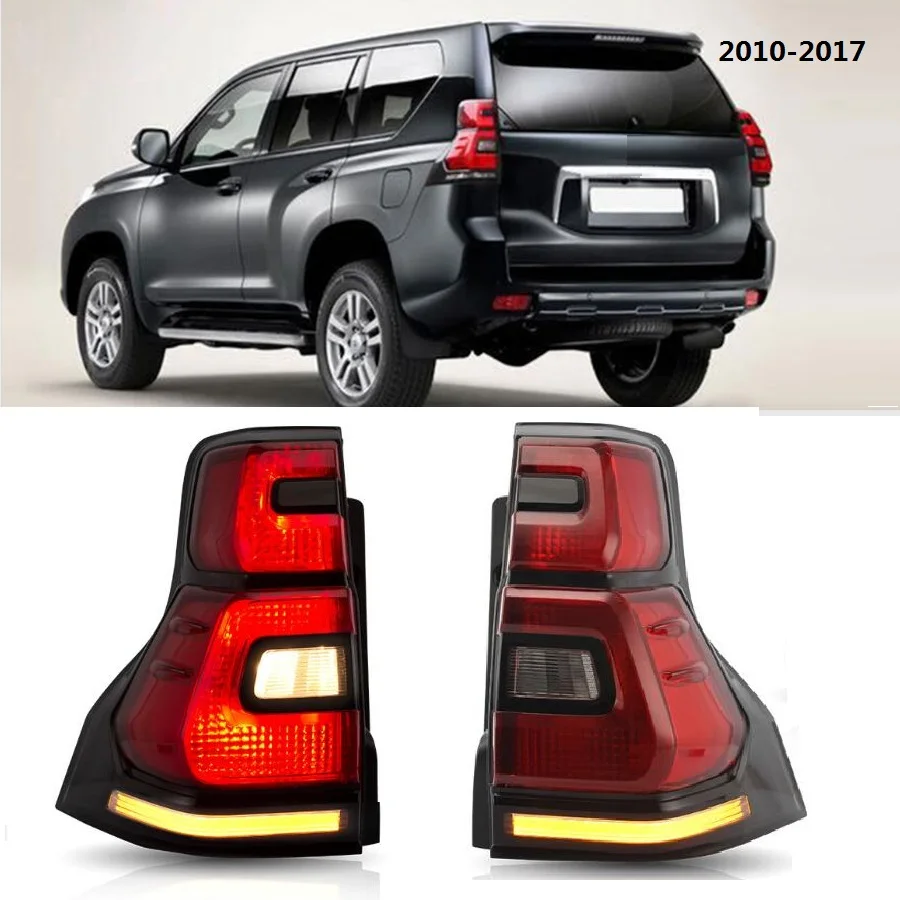 Auto Tail Lamps Fit For Prado FJ150 2010 2011 2012 2013 2014 2015-2017 Led Rear Driving Brake Reverse Turn SIgnal Rear Lights
Auto Tail Lamps Fit For Prado FJ150 2010 2011 2012 2013 2014 2015-2017 Led Rear Driving Brake Reverse Turn SIgnal Rear Lights