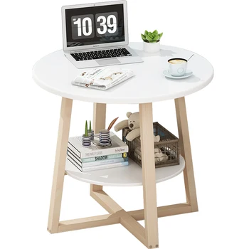 Double Layer Nordic Coffee Table Modern Small Round Table Creative Simple Small Apartment Balcony Wood Tea Table Desk
Double Layer Nordic Coffee Table Modern Small Round Table Creative Simple Small Apartment Balcony Wood Tea Table Desk