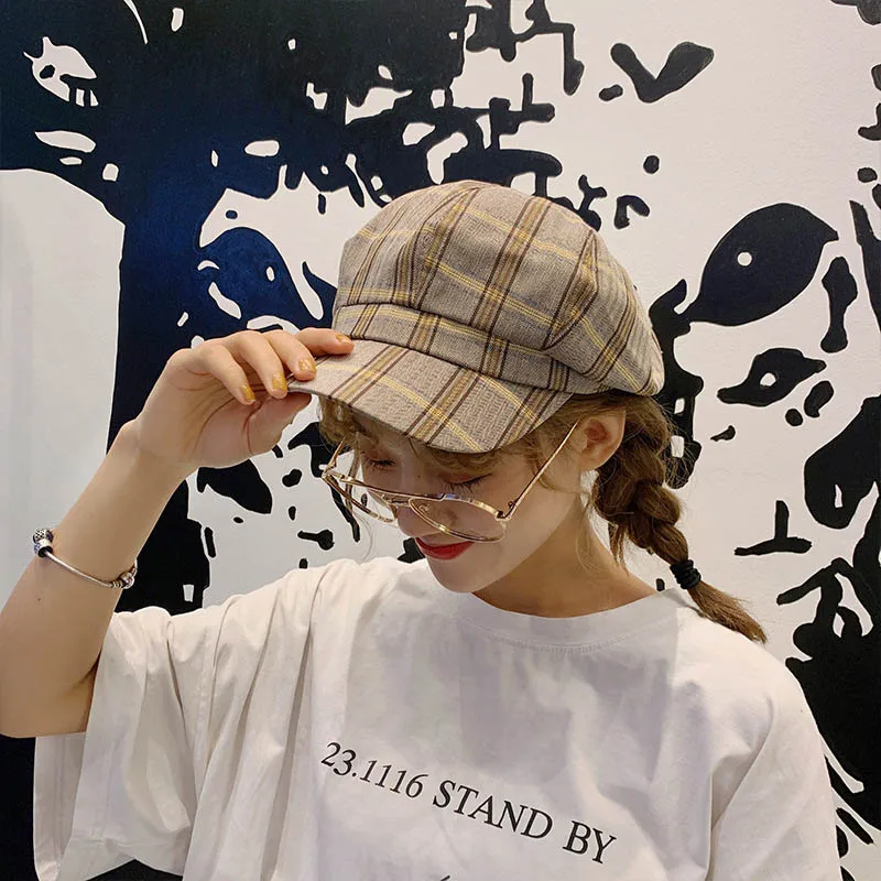 Spring Summer Hats For Women Solid Fashion Plain Octagona Newsboy Concise Casual Painter Cap
Spring Summer Hats For Women Solid Fashion Plain Octagona Newsboy Concise Casual Painter Cap
