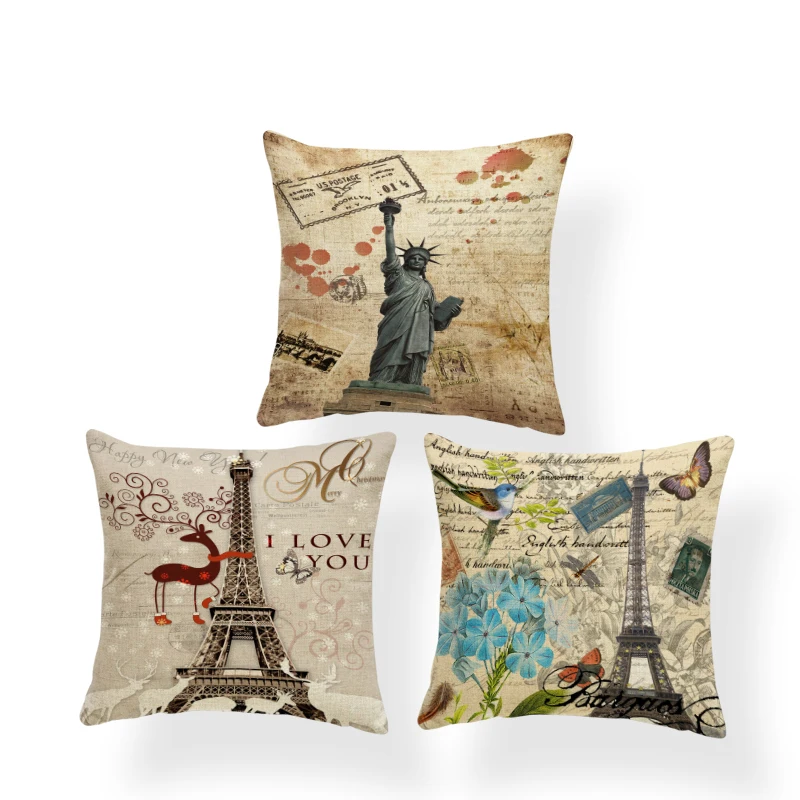 Beautiful Building Cushion Set British Parliament Paris Tower London Iron Bridge Arc De Triomphe Decorative Pillowcase Pillow
Beautiful Building Cushion Set British Parliament Paris Tower London Iron Bridge Arc De Triomphe Decorative Pillowcase Pillow