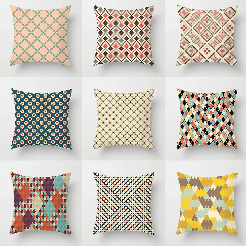 Pillow case 45*45CM new color matching geometric peach skin pillowcase home sofa cushion cushion cover decorative pillowcase
Pillow case 45*45CM new color matching geometric peach skin pillowcase home sofa cushion cushion cover decorative pillowcase