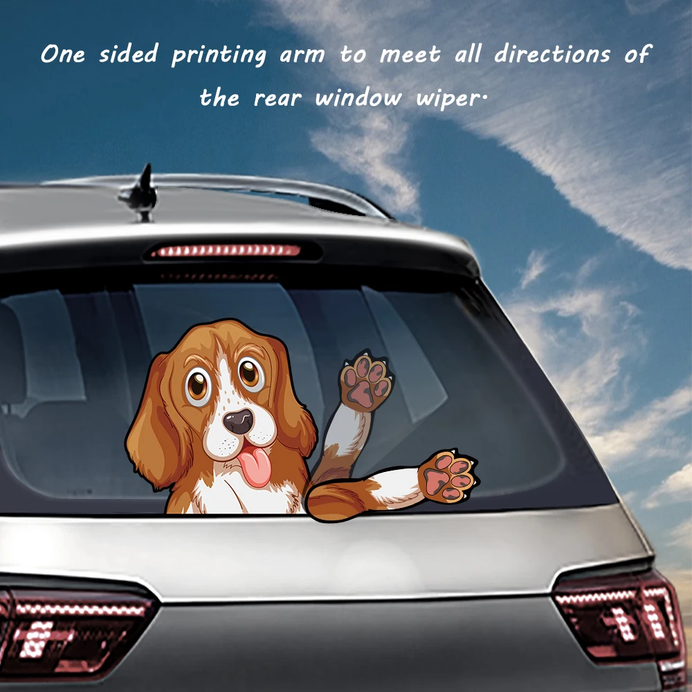 Dog Moving Paws Car Stickers 3d Creative Cartoon Auto Rear Windshield Vehicle Window Wiper Decal Styling Decoration Sticker
Dog Moving Paws Car Stickers 3d Creative Cartoon Auto Rear Windshield Vehicle Window Wiper Decal Styling Decoration Sticker