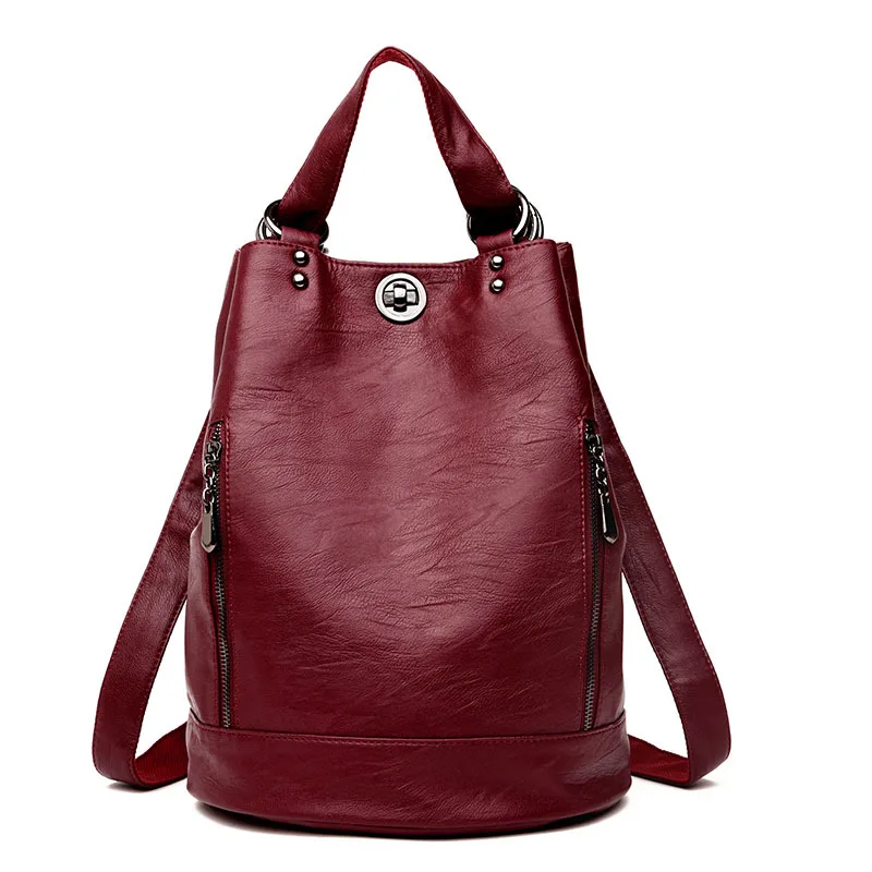 A4 Female mochila feminina casual Multifunction Women Leather Backpack Female Shoulder Bag Travel Back Pack Lightweight
A4 Female mochila feminina casual Multifunction Women Leather Backpack Female Shoulder Bag Travel Back Pack Lightweight