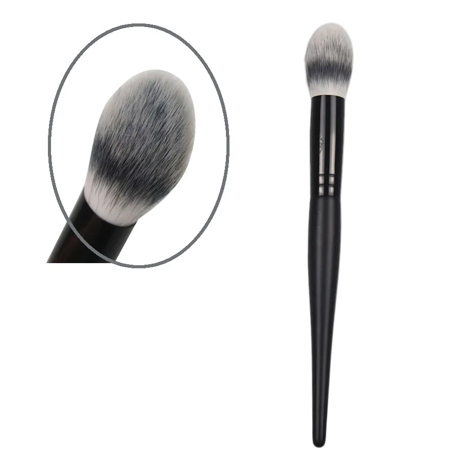 New Product Tapered Highlighter Brush Makeup Brush with Synthetic Hair Wooden Handle
New Product Tapered Highlighter Brush Makeup Brush with Synthetic Hair Wooden Handle