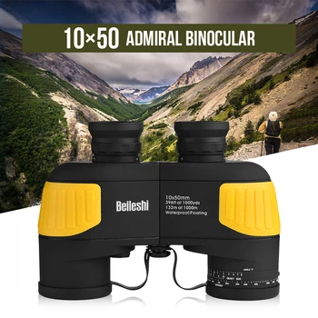 10×50 Admiral Binocular Compass Marine Navigation Boating Binocular Telescope Hunting Bird Watching Sports Watching Telescope
10×50 Admiral Binocular Compass Marine Navigation Boating Binocular Telescope Hunting Bird Watching Sports Watching Telescope