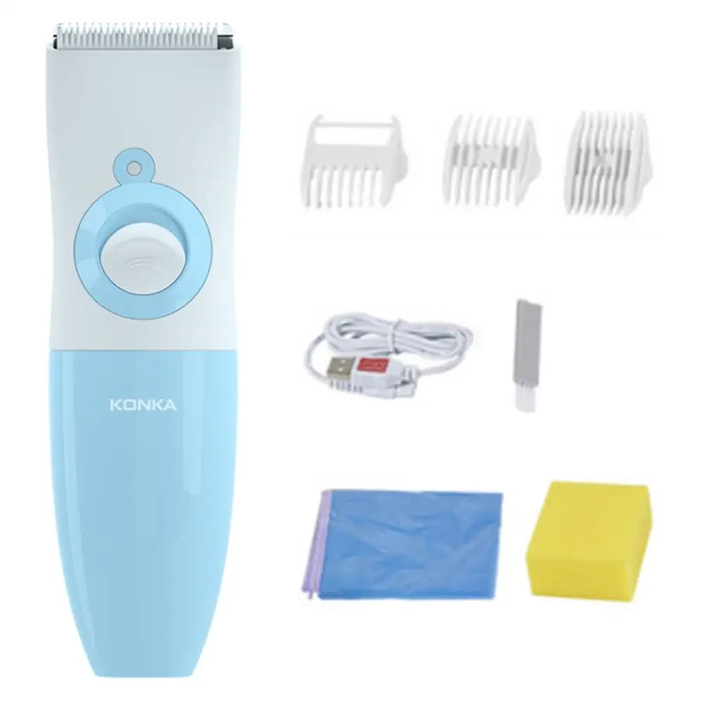 KONKA Baby Hair Clippers Quiet Kids Hair Trimmer Cordless & Waterproof Chargeable ABS Ceramic Blade Haircutting Kit for Babies 
KONKA Baby Hair Clippers Quiet Kids Hair Trimmer Cordless & Waterproof Chargeable ABS Ceramic Blade Haircutting Kit for Babies