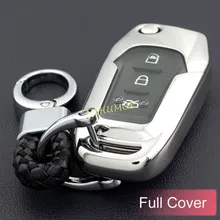 

Flip Car Key Chain Fob Cover Case For Ford F150 Mondeo Ecosport Ranger Focus MK4