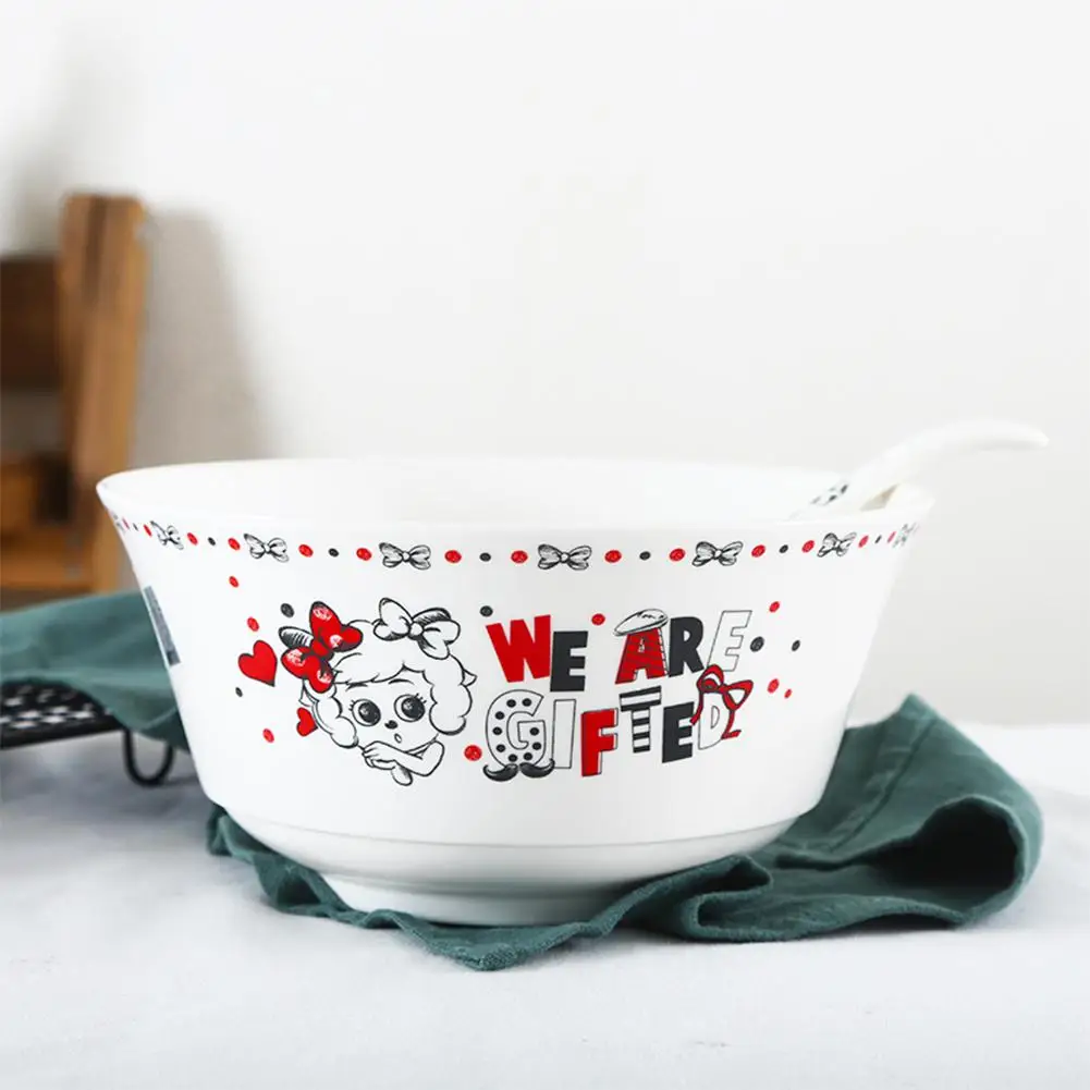 Adeeing 2Pcs Cute Pattern Ceramic Bowl Spoon Tableware Set for Kitchen Dining Room
Adeeing 2Pcs Cute Pattern Ceramic Bowl Spoon Tableware Set for Kitchen Dining Room