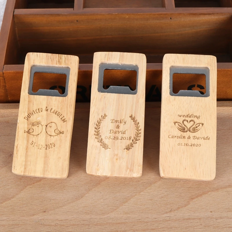 

10pcs Personalized logo Engraved name date bottle opener For boyfriend gift Father gift Wedding Groomsmen gift for men