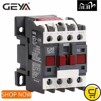 GEYA CJX2-0910 1210 1810 Magnetic Contactor 220V or 380VAC Contactor 3Pole 9A 12A 18A 1NO LC1D-09 Contactor 
GEYA CJX2-0910 1210 1810 Magnetic Contactor 220V or 380VAC Contactor 3Pole 9A 12A 18A 1NO LC1D-09 Contactor