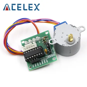 5V 4-phase Stepper Motor+ Driver Board ULN2003 for_Arduino 1x Stepper motor +1x ULN2003 Driver board
5V 4-phase Stepper Motor+ Driver Board ULN2003 for_Arduino 1x Stepper motor +1x ULN2003 Driver board