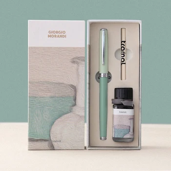Free Engraved Nice Morandi Color Fountain Pen Gift Set with 15ml Black Bottle Ink 0.38mm/0.5mm Ink Pens for Writing Stationery
Free Engraved Nice Morandi Color Fountain Pen Gift Set with 15ml Black Bottle Ink 0.38mm/0.5mm Ink Pens for Writing Stationery