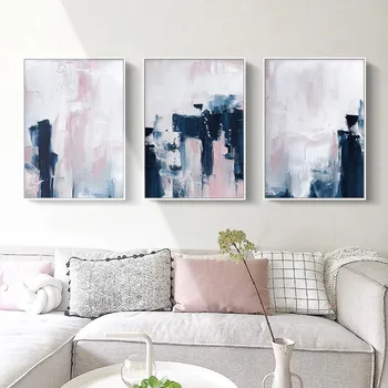 Pink Navy Brush Canvas Art Posters and Prints Abstract Painting Nordic Minimalist Wall Picture for Living Room Modern Home Decor
Pink Navy Brush Canvas Art Posters and Prints Abstract Painting Nordic Minimalist Wall Picture for Living Room Modern Home Decor