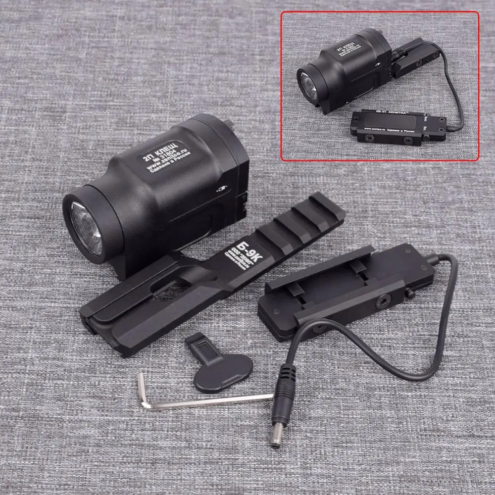 New AK-SD Weapon Flashlight LED Gun Light Fit 20mm Rail Momentary With Remote Switch Strobe For AK47 AK74 Hunting Accessory
New AK-SD Weapon Flashlight LED Gun Light Fit 20mm Rail Momentary With Remote Switch Strobe For AK47 AK74 Hunting Accessory