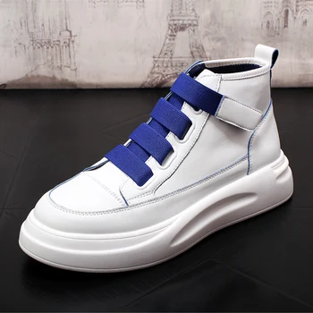 Popular Brand Hip Hop Cowboy Boots Men's Genuine Leather Ankle Boots Fashion Black White Male Work Boots Casual Shoes Sneakers 
Popular Brand Hip Hop Cowboy Boots Men's Genuine Leather Ankle Boots Fashion Black White Male Work Boots Casual Shoes Sneakers