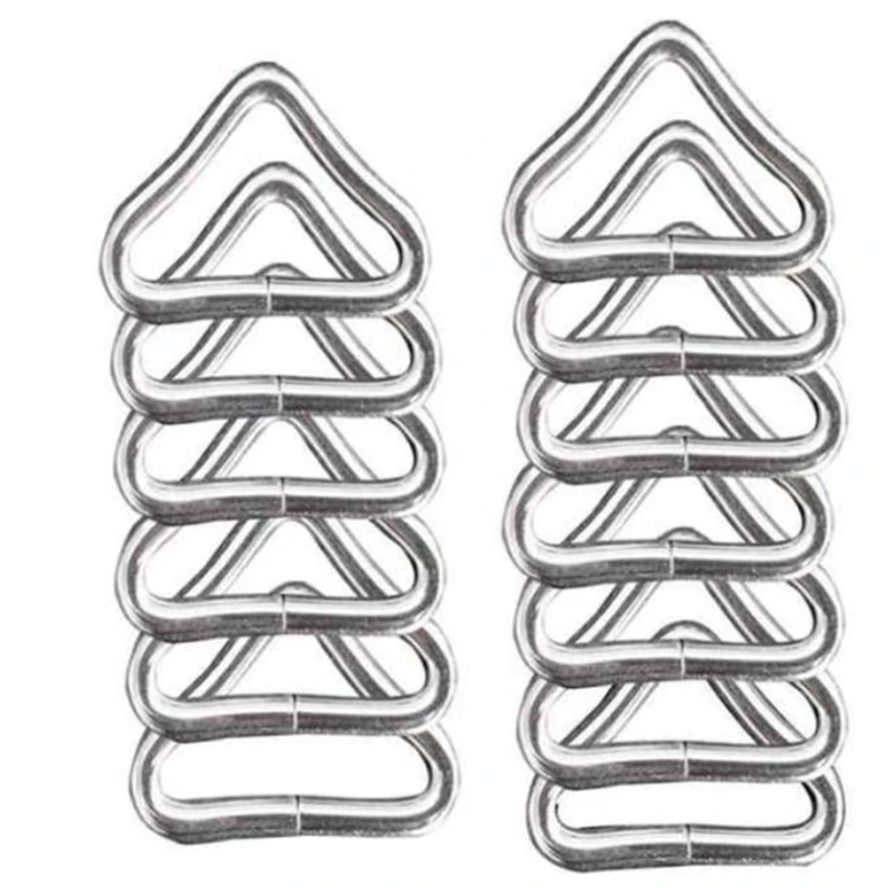 100PCS Trampoline Mesh Cloth Mattress Jumping Cloth Iron Buckle Triple-cornered Ring Universal Triple-cornered Ring
100PCS Trampoline Mesh Cloth Mattress Jumping Cloth Iron Buckle Triple-cornered Ring Universal Triple-cornered Ring