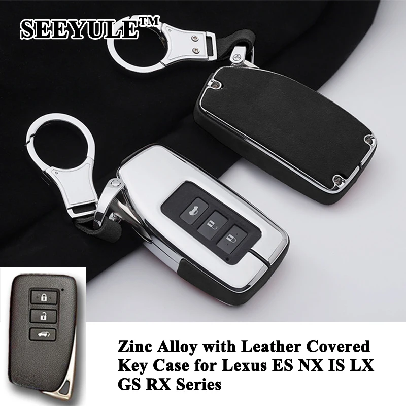 1pc SEEYULE Zinc Alloy Leather Covered Car Key Case Cover Shell Styling Car Accessories for Lexus ES NX IS LX GS RX Series ES200
1pc SEEYULE Zinc Alloy Leather Covered Car Key Case Cover Shell Styling Car Accessories for Lexus ES NX IS LX GS RX Series ES200