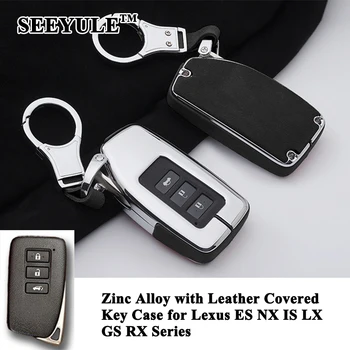 1pc SEEYULE Zinc Alloy Leather Covered Car Key Case Cover Shell Styling Car Accessories for Lexus ES NX IS LX GS RX Series ES200
1pc SEEYULE Zinc Alloy Leather Covered Car Key Case Cover Shell Styling Car Accessories for Lexus ES NX IS LX GS RX Series ES200