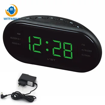 With Backlight Snooze Clock Electric Bedside Clock Large LED Digital AM FM Radio Alarm Clock Table Watch Shelf Desk Clocks
With Backlight Snooze Clock Electric Bedside Clock Large LED Digital AM FM Radio Alarm Clock Table Watch Shelf Desk Clocks
