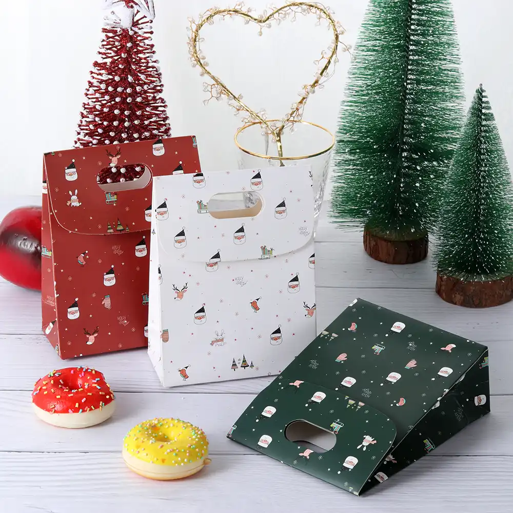 bag santa claus elk holiday gift bag box birthday party supplies