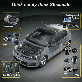 Steelmate 2017 TP-76B car tire pressure tpms system monitor Cigarette lighter power Alarm security Wireless steel mate
Steelmate 2017 TP-76B car tire pressure tpms system monitor Cigarette lighter power Alarm security Wireless steel mate