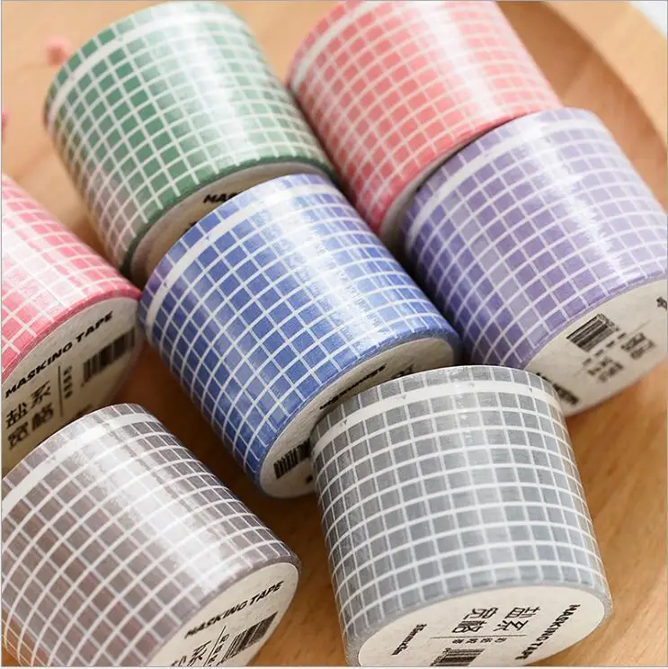 1PCS 35mm*5M Colorful Grid Washi Tape Japanese Paper DIY Planner Masking Tape Adhesive Tapes Decorative Stationery Tape
1PCS 35mm*5M Colorful Grid Washi Tape Japanese Paper DIY Planner Masking Tape Adhesive Tapes Decorative Stationery Tape
