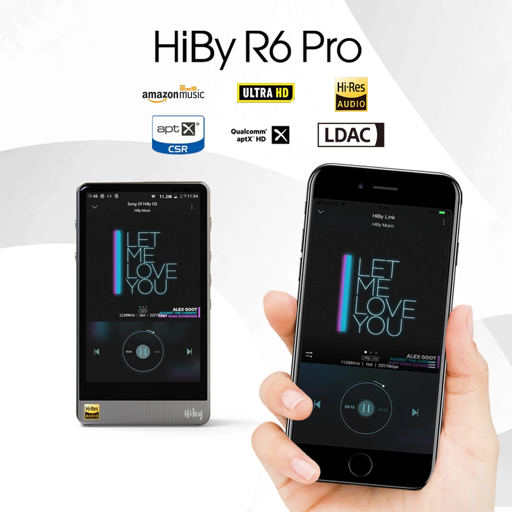 HiBy R6Pro Stainless Steel Android HiFi Lossless HiRes Music Player Dual ESS9028/WiFi/AirPlay/Bluetooth/LDAC/DSD/aptX/MQA/Tidal
HiBy R6Pro Stainless Steel Android HiFi Lossless HiRes Music Player Dual ESS9028/WiFi/AirPlay/Bluetooth/LDAC/DSD/aptX/MQA/Tidal