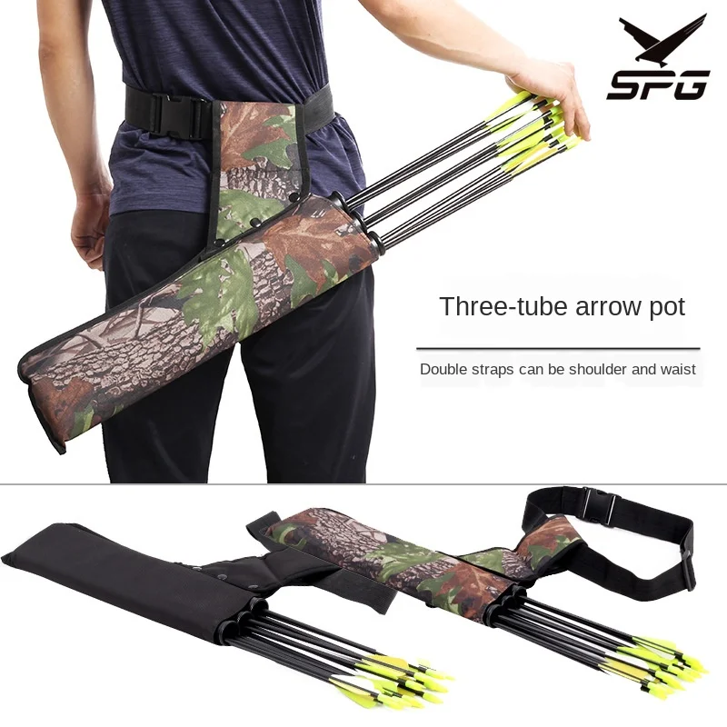 Double Strap Three-Tube Arrow Pot Arrow Bag Arrow Bag Arrow Barrel Bow Arrow Quiver for Archery Bow Recurve Bow
Double Strap Three-Tube Arrow Pot Arrow Bag Arrow Bag Arrow Barrel Bow Arrow Quiver for Archery Bow Recurve Bow