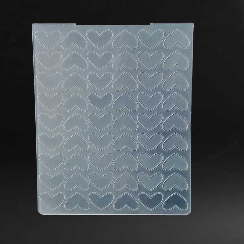 Heart background Embossing plates Design DIY Paper Cutting Dies Scrapbooking Plastic Embossing Folder
Heart background Embossing plates Design DIY Paper Cutting Dies Scrapbooking Plastic Embossing Folder
