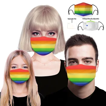 EXCARGO Rainbow Cotton Mask Anti Dust PM2.5 Cotton Face Mask Women/men Month Mask Replaceable Filter Children Mask
EXCARGO Rainbow Cotton Mask Anti Dust PM2.5 Cotton Face Mask Women/men Month Mask Replaceable Filter Children Mask