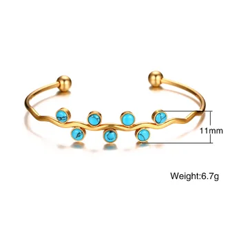 FXM DN7 arrival fashion jewelry for women birthday gift 7 pcs blue stone color 11mm Simple no allergic women open bracelet
FXM DN7 arrival fashion jewelry for women birthday gift 7 pcs blue stone color 11mm Simple no allergic women open bracelet