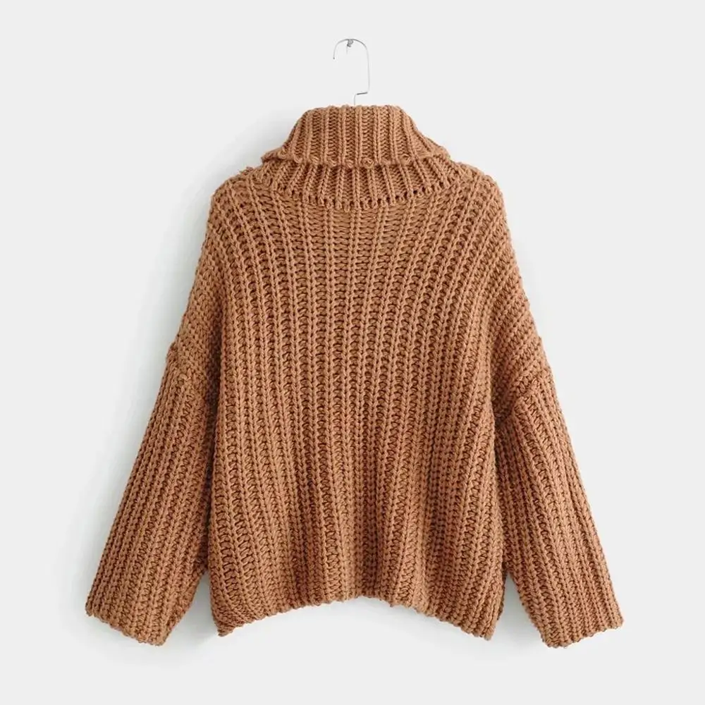 Women Turtleneck Sweater 2019 Autumn Winter Chunky Oversized Long Sleeve Women Knitted Sweaters Solid Pullover Jumper Pull Femme
Women Turtleneck Sweater 2019 Autumn Winter Chunky Oversized Long Sleeve Women Knitted Sweaters Solid Pullover Jumper Pull Femme