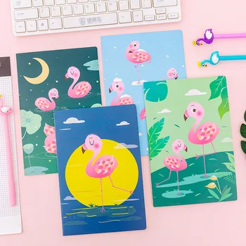 12pc/lot Creative Flamingo Student notebook / car line A5 diary writing pad/fashion stitching book / notebook/Office supplier 
12pc/lot Creative Flamingo Student notebook / car line A5 diary writing pad/fashion stitching book / notebook/Office supplier