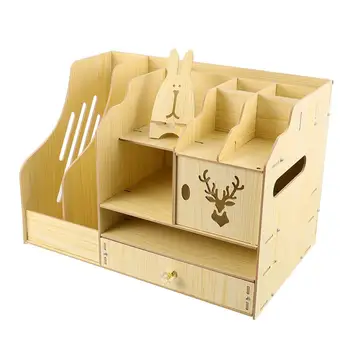 Desktop Storage Box File Storage Shelf Multi-Layer Great Wooden File Shelf Storage Box for Office Home 
Desktop Storage Box File Storage Shelf Multi-Layer Great Wooden File Shelf Storage Box for Office Home