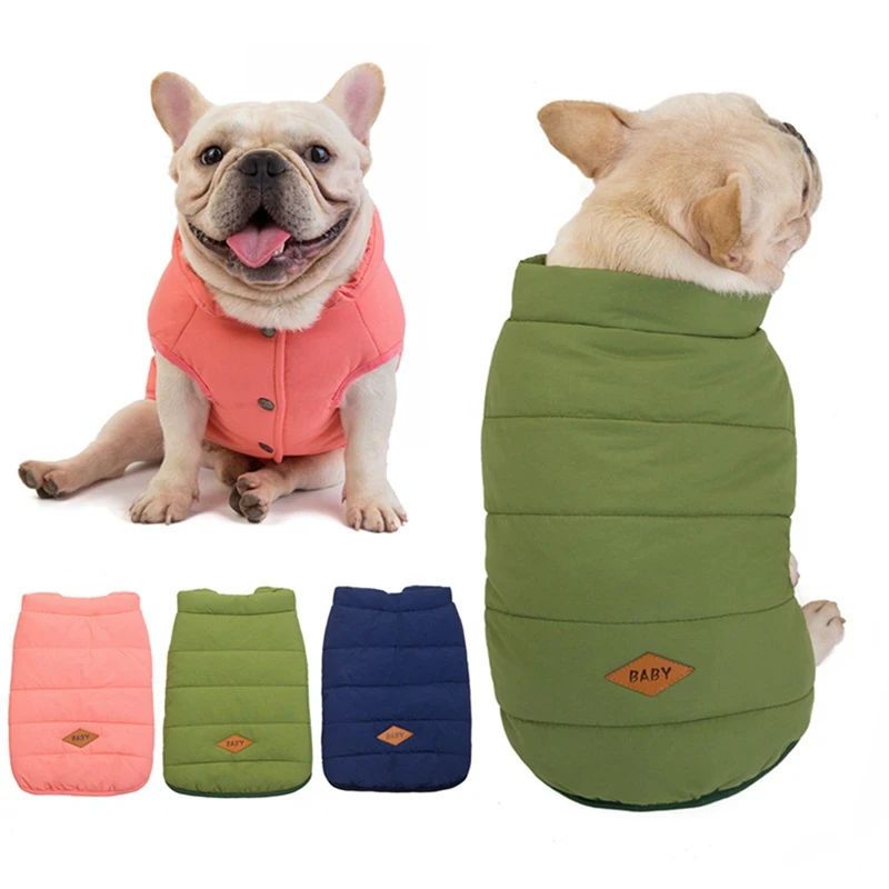 2 Layers Fleece Lined Warm Dog Jacket For Puppy Dog Winter Cold Weather Soft Windproof Small Dog Coat
2 Layers Fleece Lined Warm Dog Jacket For Puppy Dog Winter Cold Weather Soft Windproof Small Dog Coat