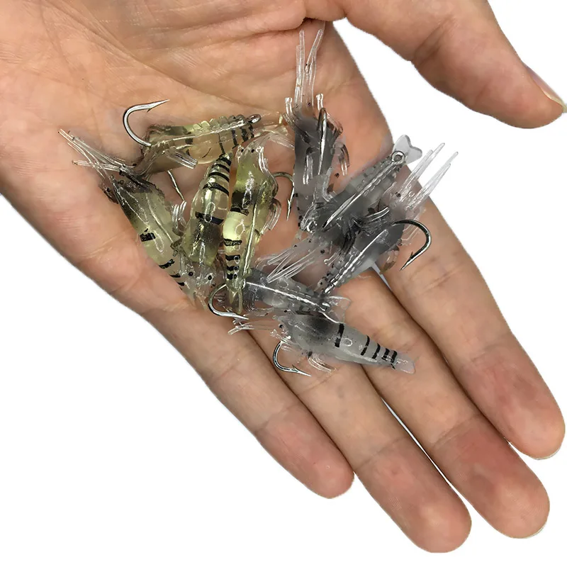 100pcs/lot Bionic shone shrimp soft lure sea fishing lure set 4cm silicone bait wobblers artificial bait swimbait easy shiner
100pcs/lot Bionic shone shrimp soft lure sea fishing lure set 4cm silicone bait wobblers artificial bait swimbait easy shiner