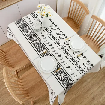Table Cloth Restaurant Geometric Pattern Home Moroccan Style Rectangular Cover Kitchen Washable Decorative Anti Dirt Elegant
Table Cloth Restaurant Geometric Pattern Home Moroccan Style Rectangular Cover Kitchen Washable Decorative Anti Dirt Elegant